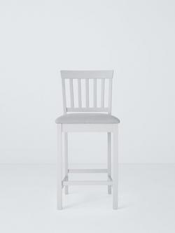 John Lewis Wilton Bar Stool - view 2, Linen