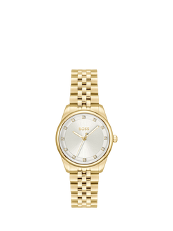 HUGO BOSS 1502810 Graceful Precious Bracelet Strap Watch, Gold, Gold