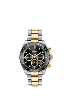 HUGO BOSS 1514269 Men's Here Chronograph Bracelet Strap Watch, Bi-colour, Bi-colour