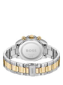 HUGO BOSS 1514269 Men's Here Chronograph Bracelet Strap Watch, Bi-colour - view 2, Bi-colour
