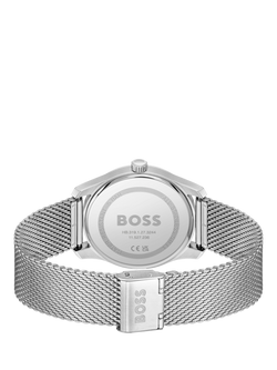 HUGO BOSS 1514276 Men's Principle Master Mesh Strap Watch - view 2, Brown