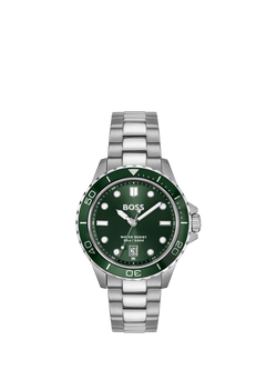 HUGO BOSS 1514294 Men's Troper Sport Bracelet Strap Watch, Silver, Silver