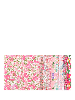 Alice Caroline Liberty Fabric Tana Lawn® Charm Squares, Pink, Pack of 20 - view 2, Multi