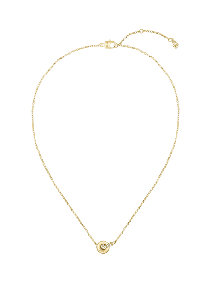 HUGO BOSS Live Precious Crystal Ring Pendant, Gold - view 2, Gold