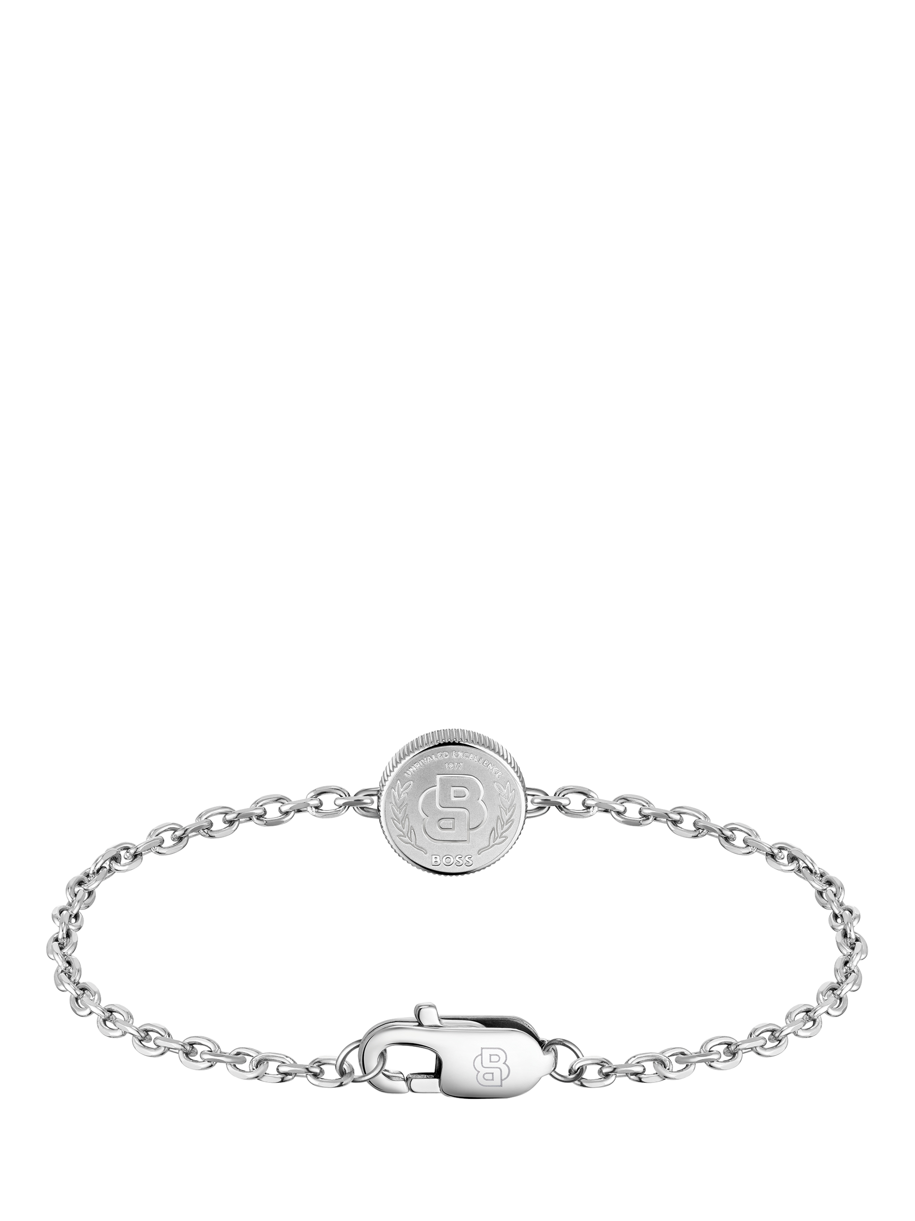 Product image 2 of 6, which shows HUGO BOSS Men's Double B Coin Bracelet