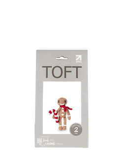 Gingerbread Man Crochet Kit, Brown