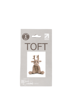 TOFT Donna the Reindeer Mini Crochet Kit, Stone