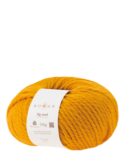 Rowan Big Wool Knitting Yarn, 100g, Yolk