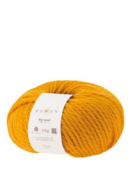 Rowan Big Wool Super Chunky Merino Yarn, 100g, Yolk
