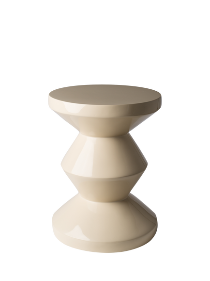 pols potten Zig Zag Stool, Beige, Beige