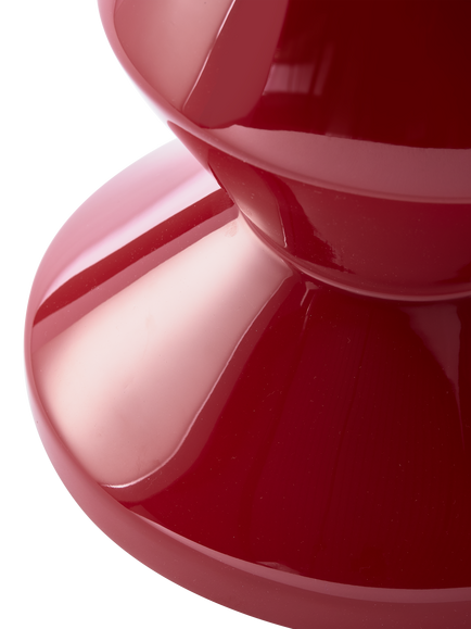 pols potten Zig Zag Stool, Red - view 2, Red