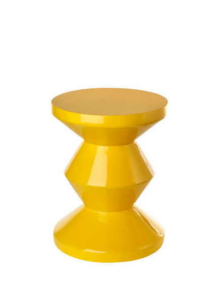 pols potten Zig Zag Stool, Yellow, Yellow