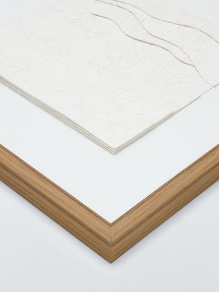 John Lewis Layered Paper Framed Canvas, Set of 2, 50 x 50cm, White - view 2, White