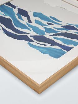 John Lewis 'Coastal' Framed Print, 60 x 60cm, Blue - view 2, Blue