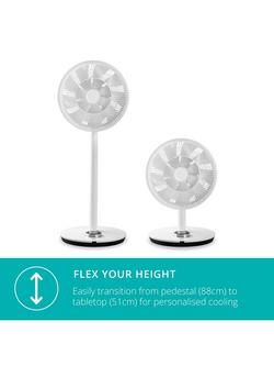 Duux Whisper Flex Smart Fan, White - view 2, White