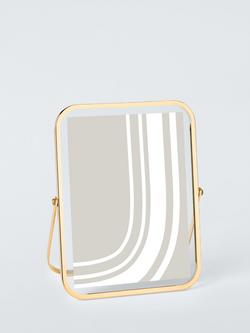 John Lewis Float Metal Easel Photo Frame, 5 x 7" (13 x 18cm), Gold