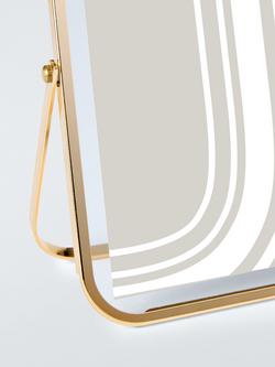 John Lewis Float Metal Easel Photo Frame, 5 x 7" (13 x 18cm) - view 2, Gold