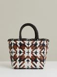 Reiss Margot Leather Tote Bag