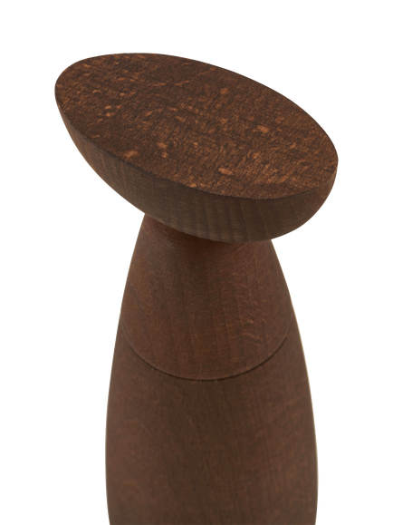 Alessi Oaxaca Beech Wood Salt/Pepper Mill, Brown - view 2, Brown
