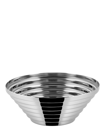 Alessi Maya Round Basket, 20cm, Stainless Steel, Silver