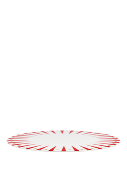 Alessi Delight Porcelain Charge Plate, 30cm, Red, Red