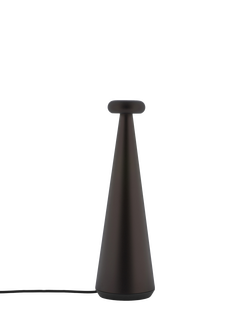 Alessi Bedin Rechargeable Table Lamp, Brown - view 2, Brown