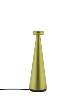 Alessi Bedin Rechargeable Table Lamp, Fluorescent Yellow - view 2, Yellow