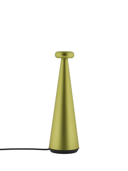 Alessi Bedin Rechargeable Table Lamp, Fluorescent Yellow - view 2, Yellow