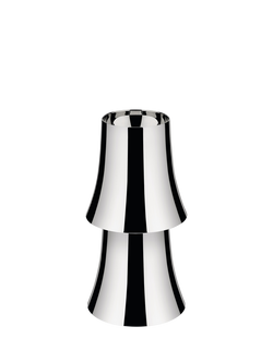 Alessi Halesia Rechargeable Table Lamp, Stainless Steel, Silver