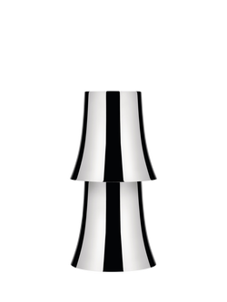 Alessi Halesia Rechargeable Table Lamp, Stainless Steel - view 2, Silver