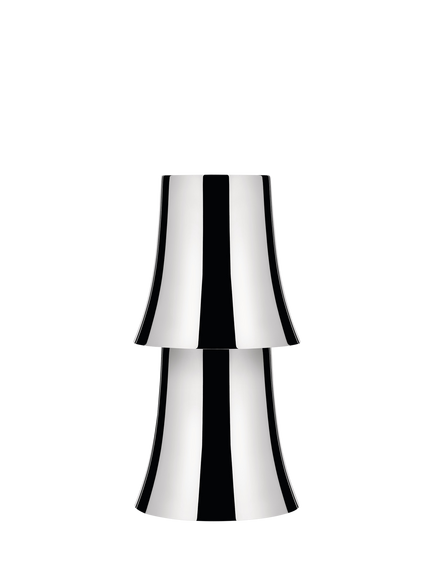 Alessi Halesia Rechargeable Table Lamp, Stainless Steel - view 2, Silver