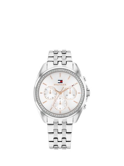 Tommy Hilfiger 1782802 Women's Stainless Steel Crystal Bracelet Strap Watch, Silver
