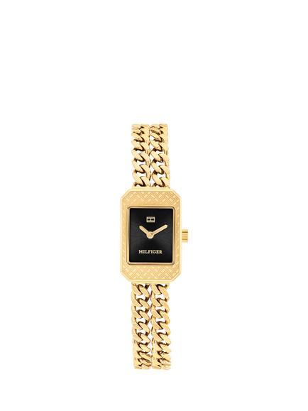 Tommy Hilfiger 1782841 Women's Rectangular Bracelet Strap Watch, Gold