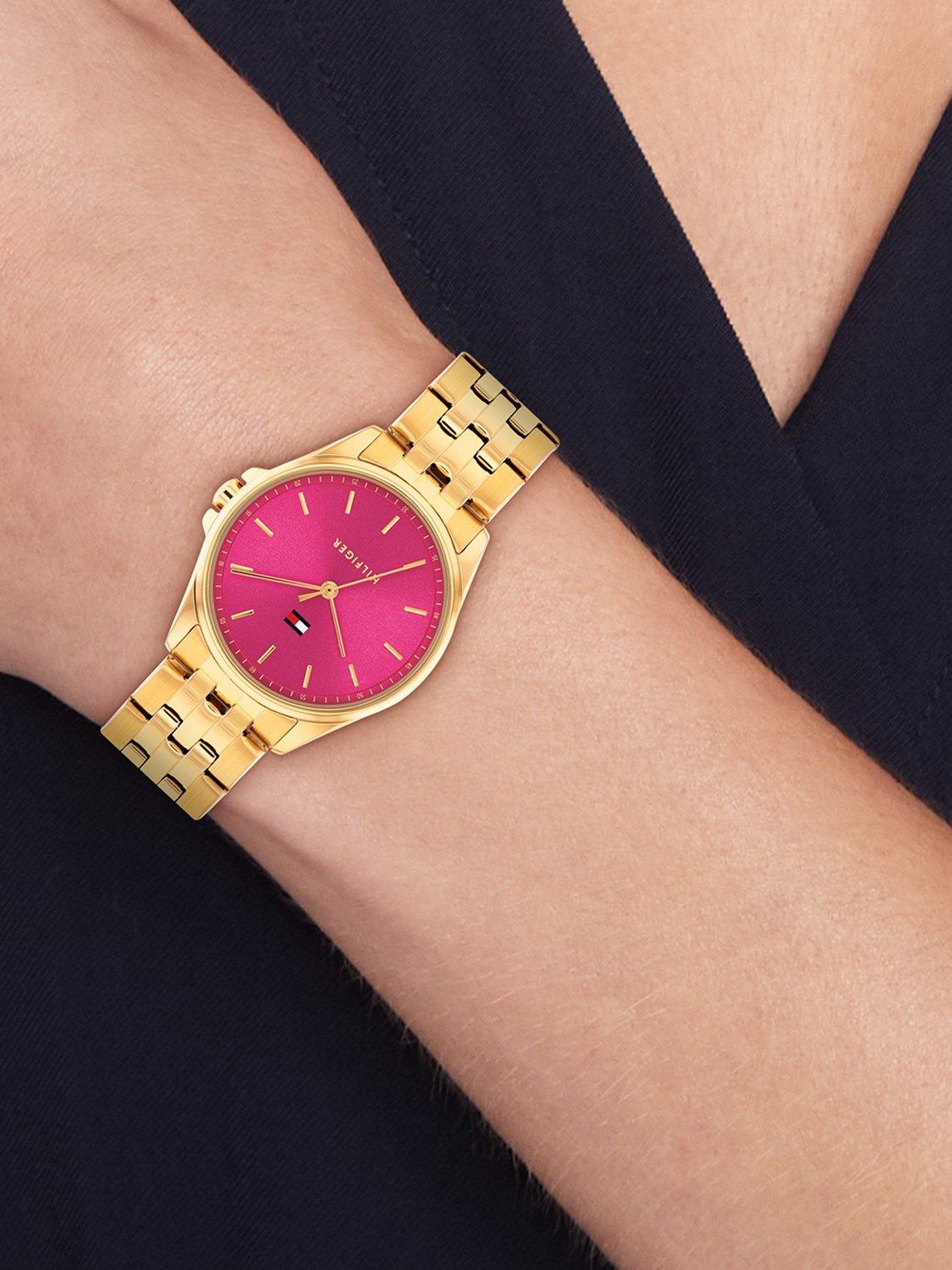 Tommy Hilfiger 1782854 Women's Bracelet Strap Watch, Gold