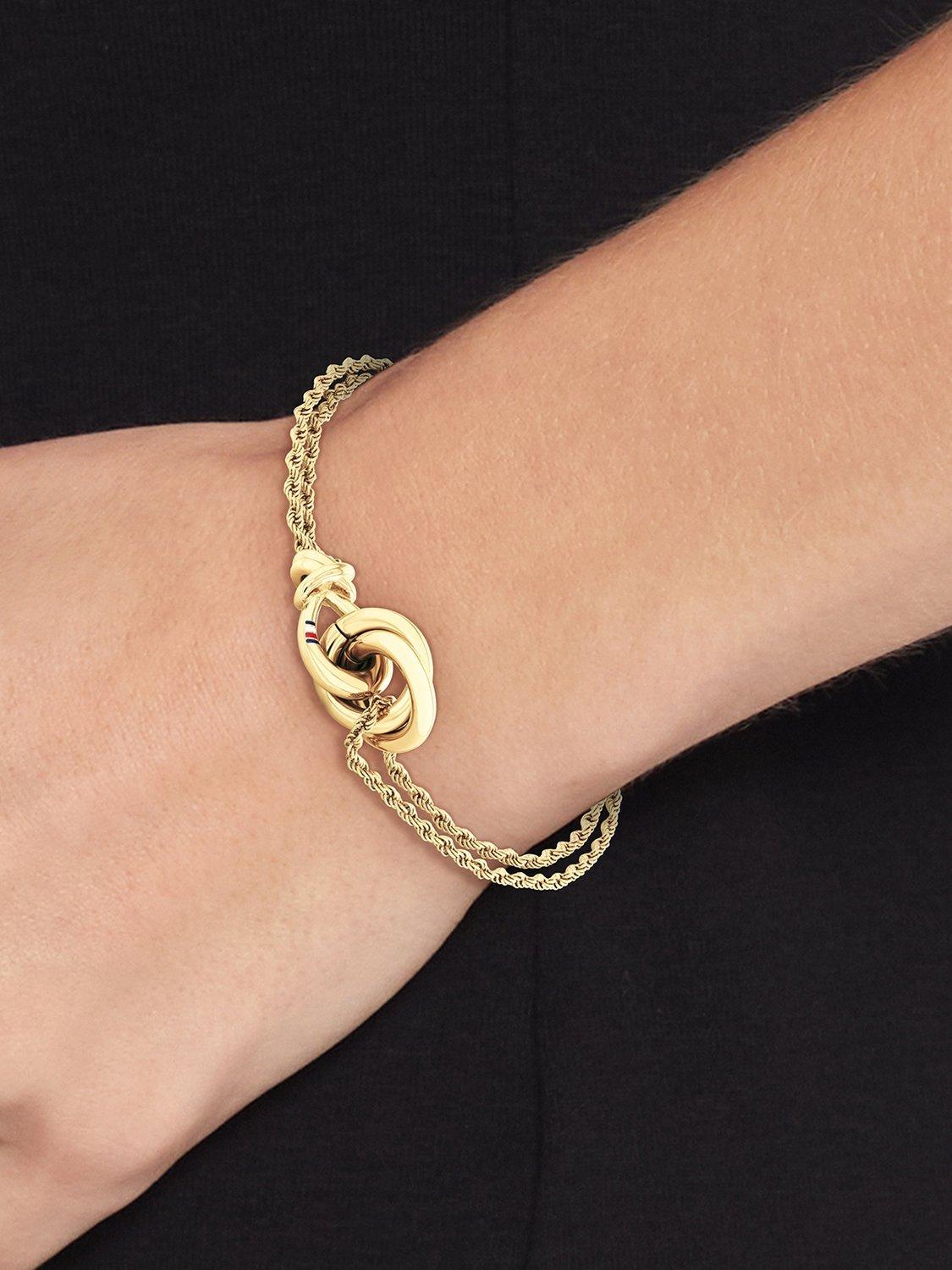 Product image 3 of 4, which shows Tommy Hilfiger Knot Bracelet, Gold
