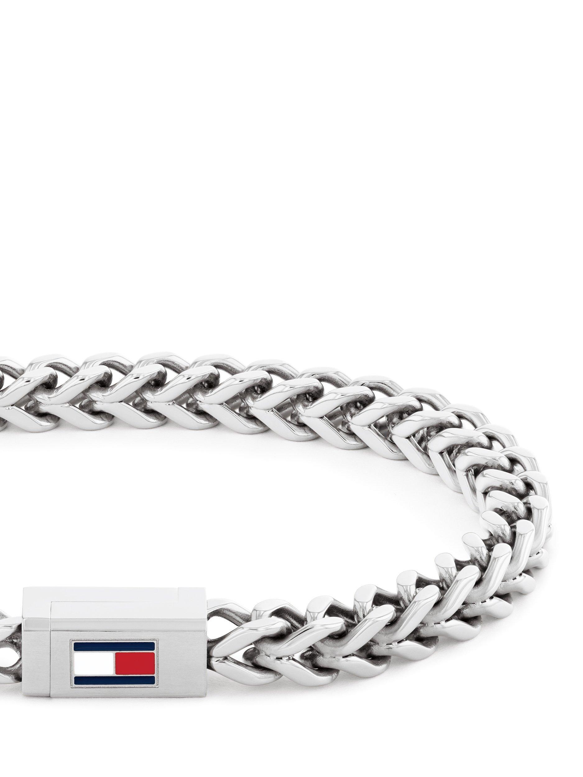 Product image 2 of 4, which shows Tommy Hilfiger Franco Chain Bracelet, Silver