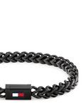 Tommy Hilfiger Polished Chain Bracelet, Black