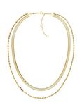 Tommy Hilfiger Double Row Chain Necklace, Gold