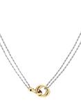 Tommy Hilfiger Knot Pendant Necklace, Silver