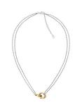 Tommy Hilfiger Knot Pendant Necklace, Silver
