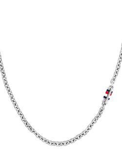 Tommy Hilfiger Signature Chain Necklace - view 2, Silver