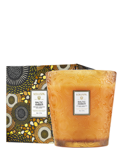 Voluspa Baltic Amber Three Wick Scented Candle, 1.1kg, Multi