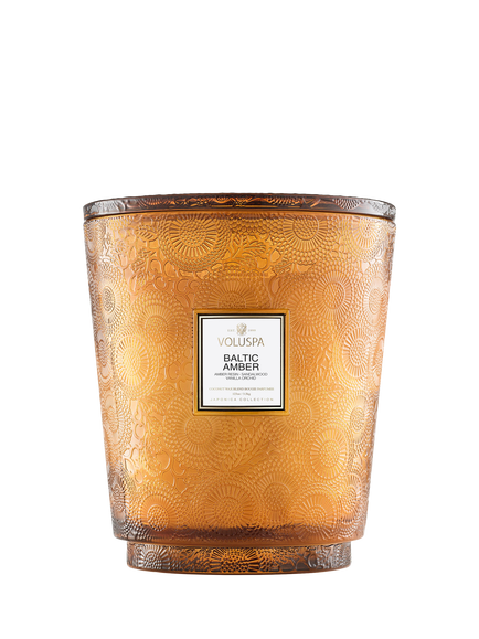 Voluspa Baltic Amber Five Wick Scented Candle, 3.5kg, Multi