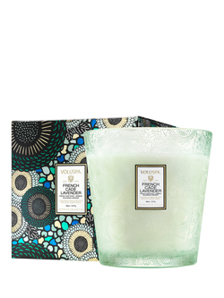 Voluspa French Cade Three Wick Scented Candle, 1.1kg, Multi