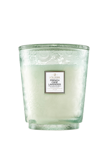 Voluspa French Cade Five Wick Scented Candle, 3.5kg - view 2, Multi
