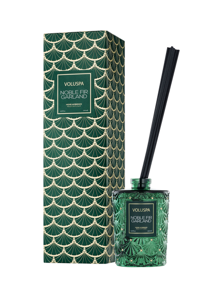 Voluspa Noble Fir Reed Diffuser, 200ml, Green