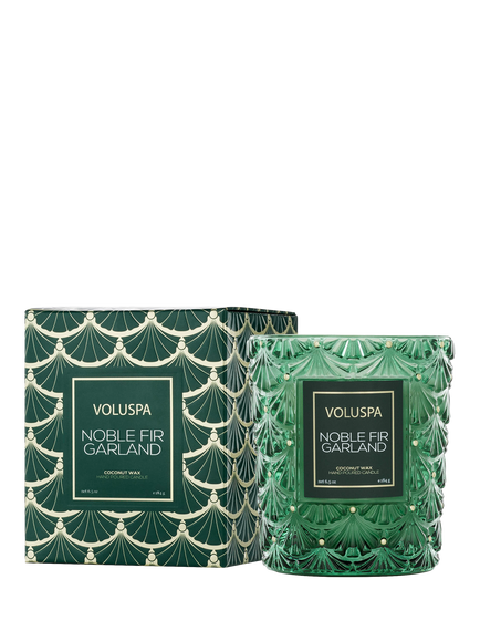 Voluspa Noble Fir Scented Candle, 184g, Green