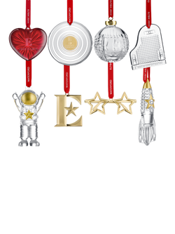 Waterford x Elton John Step Into Christmas Tree Ornaments, Set of 8, 