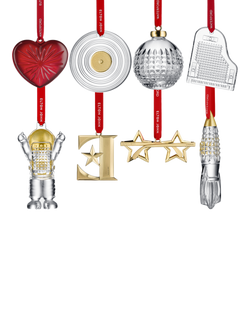 Waterford x Elton John Step Into Christmas Tree Ornaments, Set of 8 - view 2, 