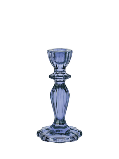 Talking Tables Boho Glass Candle Holder, Navy